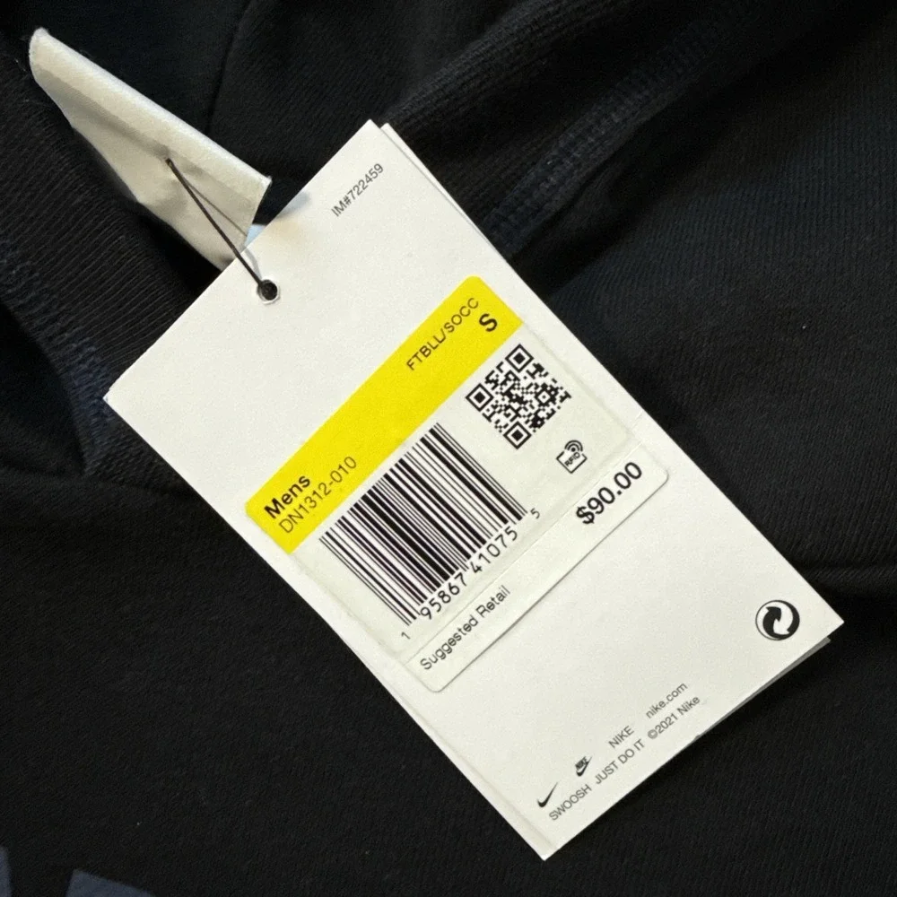 Nike Paris‎ Saint-Germain PSG Travel Fleece Hoodie Black Size S DN1312-010 New